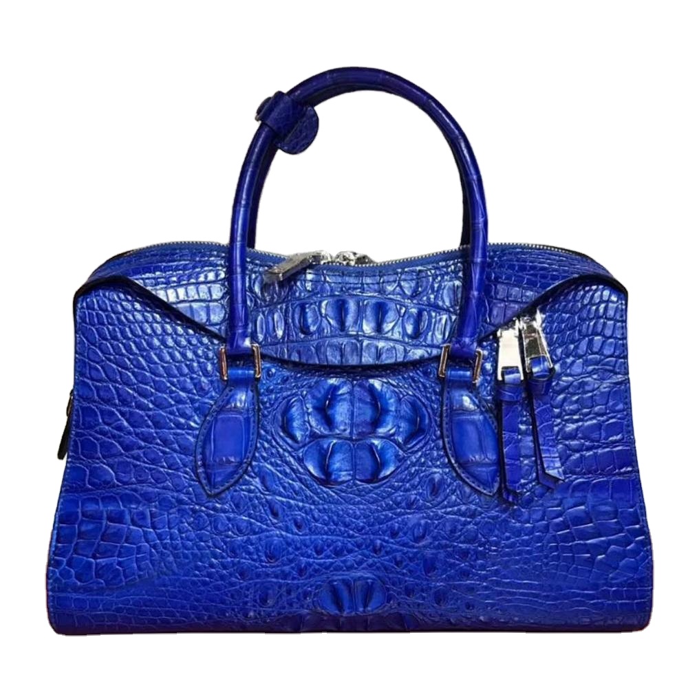 2021 New Design Exotic Real Crocodile Leather Bag Custom Leather Handbag For Ladies