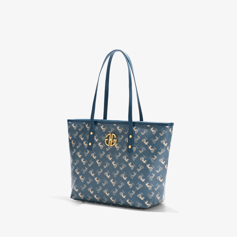 Custom fashion Classic women's handbag PVC blue large volume luxury designer women's shoulder bag