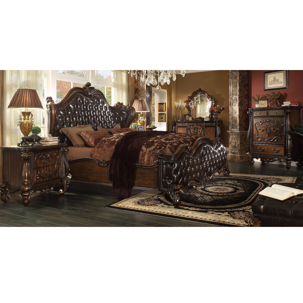Popular Antique Design Bedroom Furniture Latest King Size Bed for Home Use