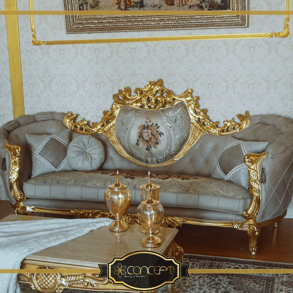 european classic solid oak sofa set furniture european style luxury living room furniture