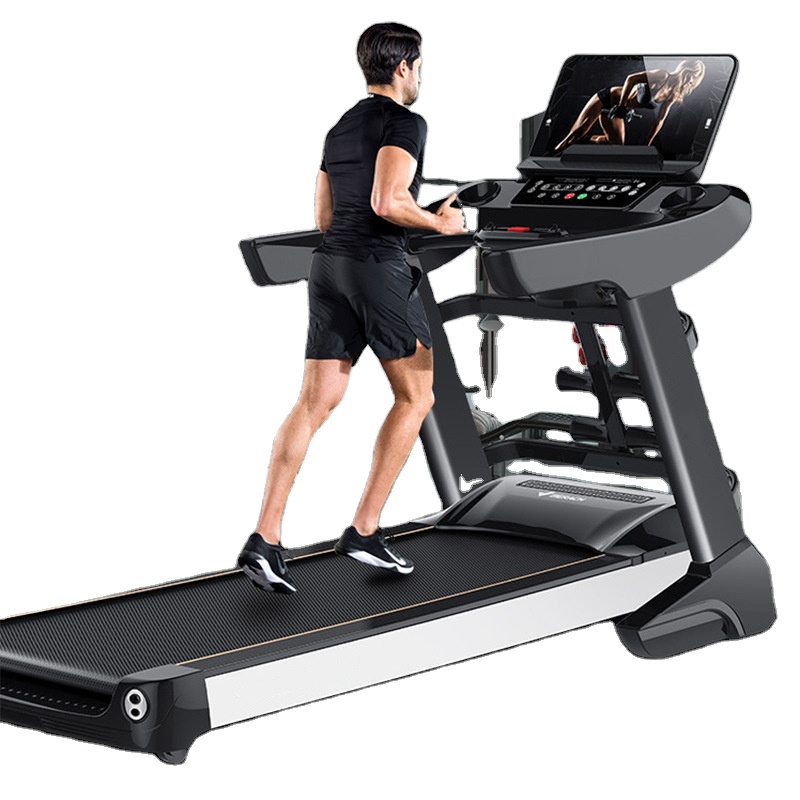 Home luxury large electric  large screen multi-function shock-absorbing smart home fitness folding t